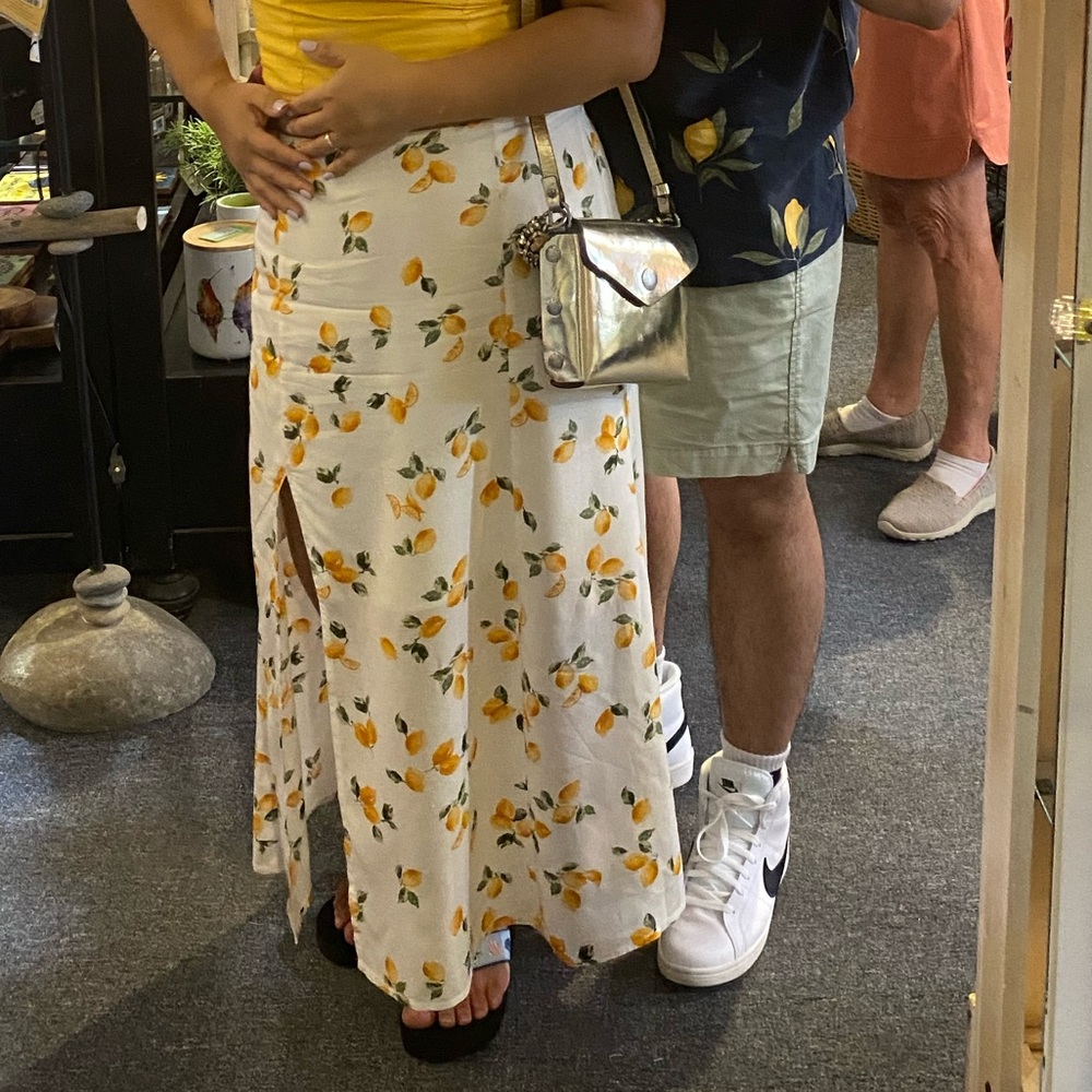 A&F Summer Lemon Skirt Small